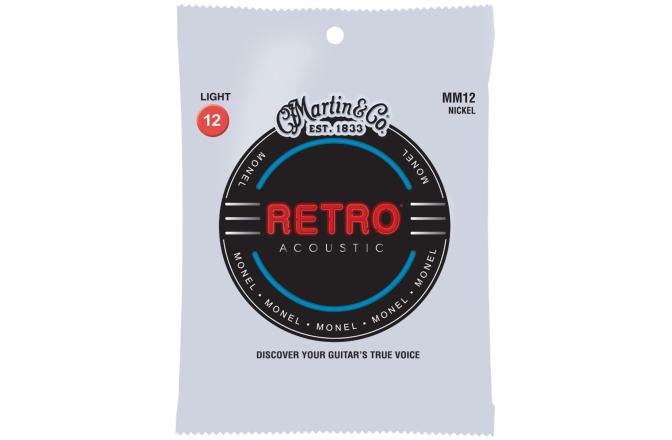 Corzi chitară acustică  Martin Guitars Retro MM-12 Light