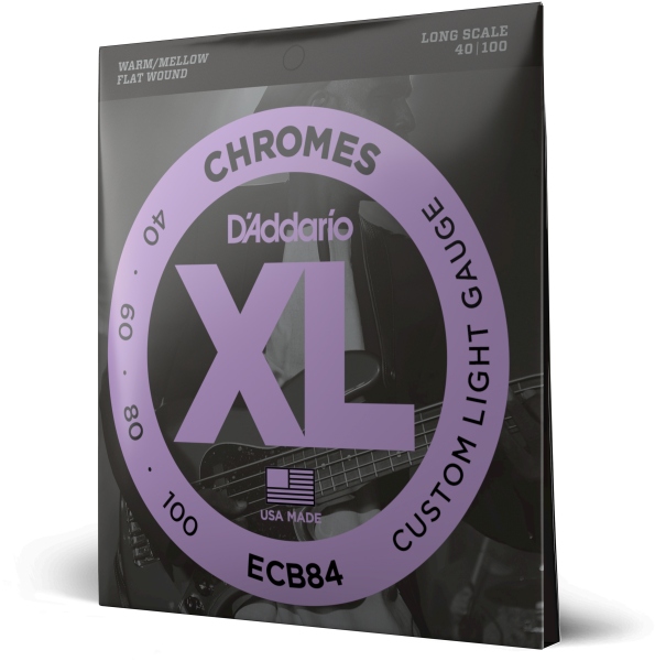 Daddario ECB84 Custom Light 40-100 Long Scale