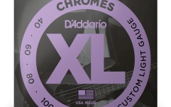 Corzi chitară bas Daddario ECB84 Custom Light 40-100 Long Scale