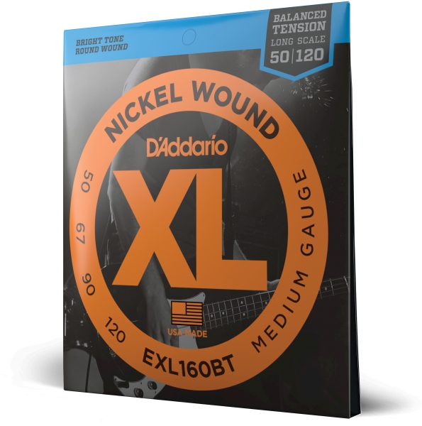 Daddario EXL160BT Balanced Tension Medium 50-120 Long Scale