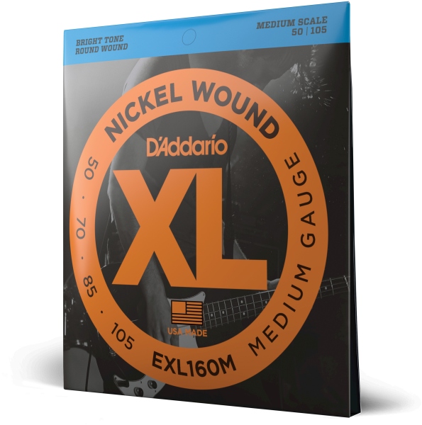 Daddario EXL160M Medium 50-105 Medium Scale
