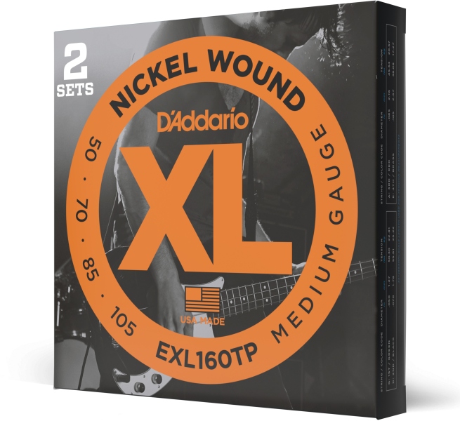 Daddario EXL160TP Medium 50-105 2 Sets Long Scale