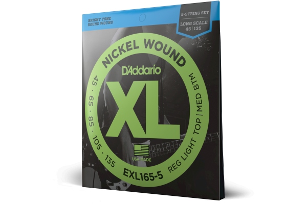 EXL165 5-String Custom Light 45-135 Long Scale