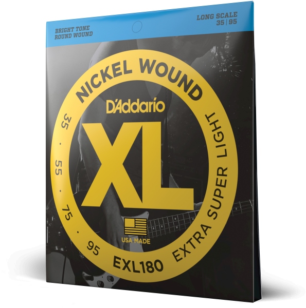 Daddario EXL180 Extra Super Light 35-95 Long Scale