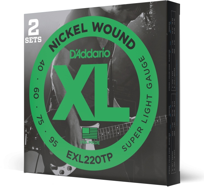 Daddario EXL220TP Super Light 40-95 2 Sets Long Scale