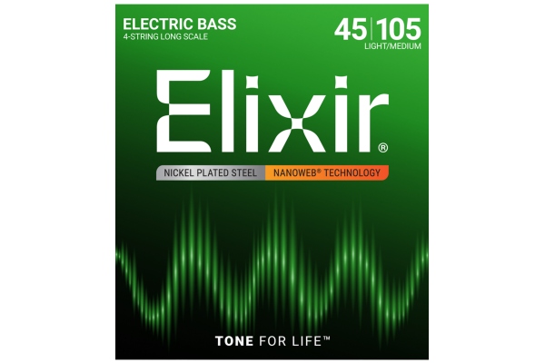 Elixir Nanoweb Bass 4 Long Scale NPS Light/Medium 14077