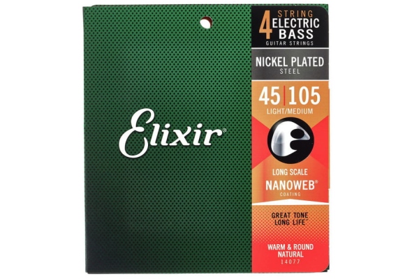 Elixir Nanoweb Bass 4 Long Scale NPS Light/Medium