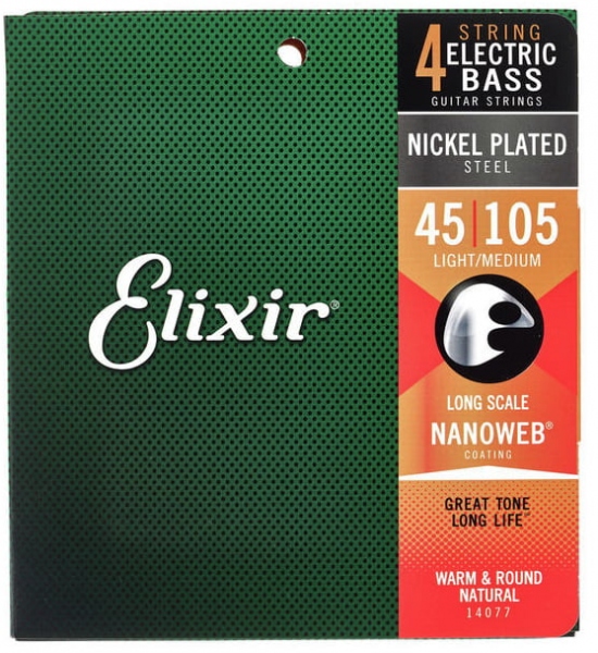 Elixir Nanoweb Bass 4 Long Scale NPS Light/Medium