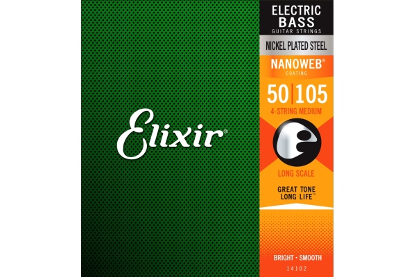 Elixir Nanoweb Bass 4 Longscale Medium