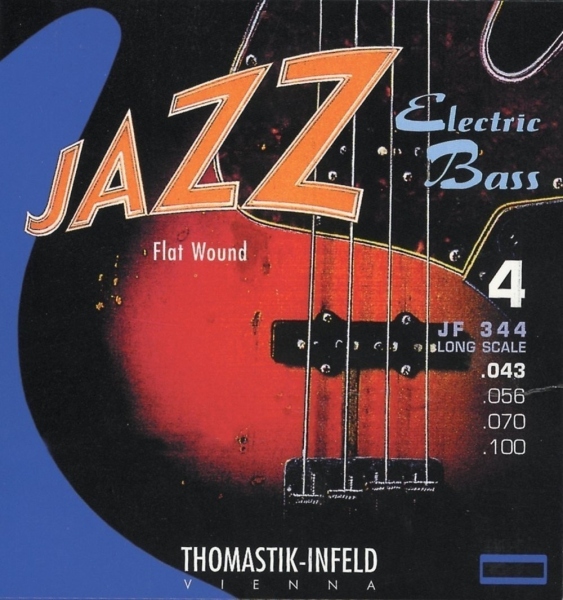 Thomastik Corzi chitara bas Jazz Bass series nickel flat wound round core 0.043
