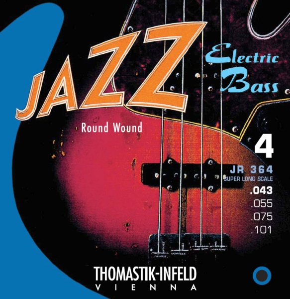 Thomastik Jazz Bass series nickel round wound round core 0.101