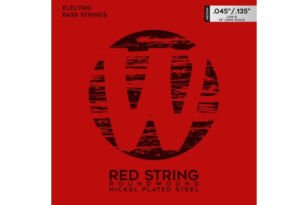 Red Strings Electric Bass 5M - Nickel Plated Steel