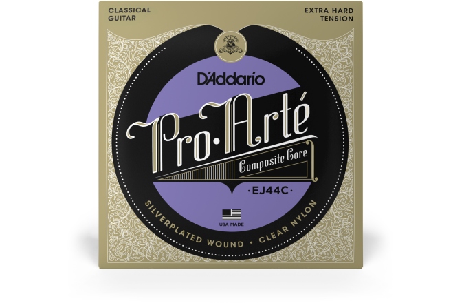 Corzi chitară clasică Daddario EJ44C Pro-Arte Composite Extra-Hard Tension