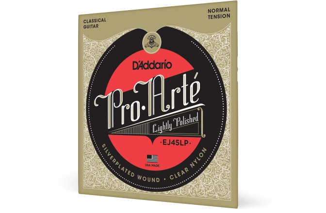 Corzi chitară clasică Daddario EJ45LP Pro-Arte Silver Plated
