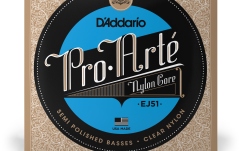 Corzi chitară clasică Daddario EJ51 Pro-Arte Polished Basses Hard Tension