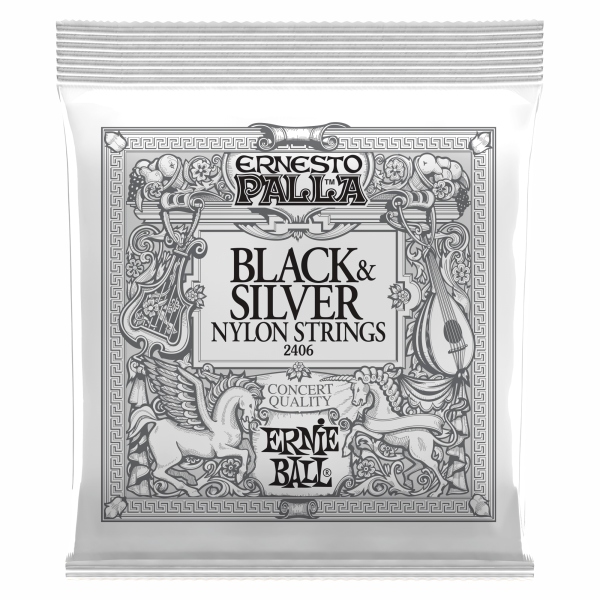 Ernie Ball Ernesto Palla Classical Black&Silver 2406