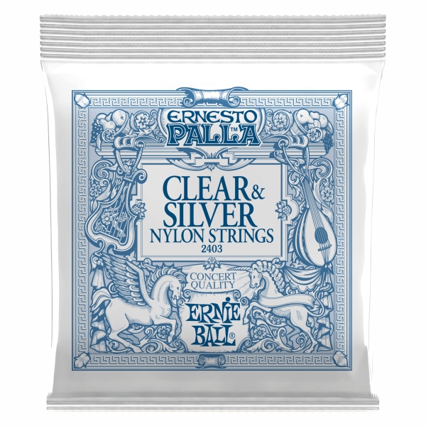 Ernie Ball Ernesto Palla Classical Clear&Silver 2403
