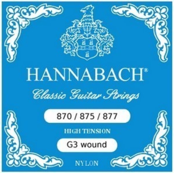 Hannabach HT Nylon wound G3 crom
