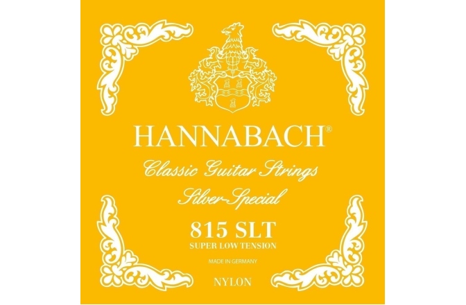 Corzi chitară clasică Hannabach  Serie 815 SLT Silver special Set 3 corzi