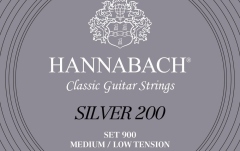 Corzi chitară clasică Hannabach Serie 900 MT/ LT Silver 200 Set