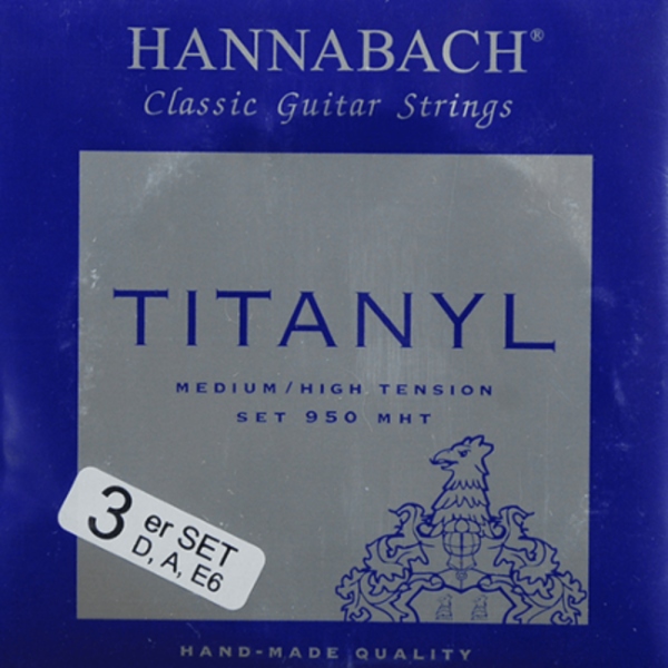 Hannabach Serie 950 MT/HT Titanyl Set de 3 bass