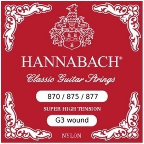 Hannabach SHT Nylon wound G3 crom