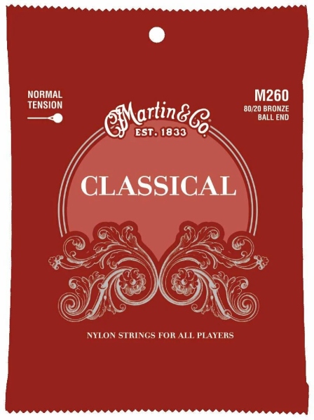 Martin Guitars M260 Classical Normal Tension Bronze Ball End