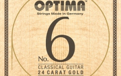 Corzi chitară clasică Optima Corzi chitara clasica No. 6 24 Karat Gold Satz Nylon Gold high