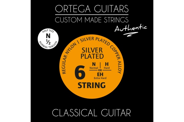 CMS Authentic for Classical Guitar - 1/2 Scale / Regular Nylon / Normal Tension .028/.043 CMS Authentic for Classical Guitar - 1/2 Scale / Regular Nylon / Normal Tension .028/.043