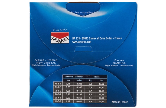 Corzi chitara clasică Savarez New Cristal Cantiga 510CJ
