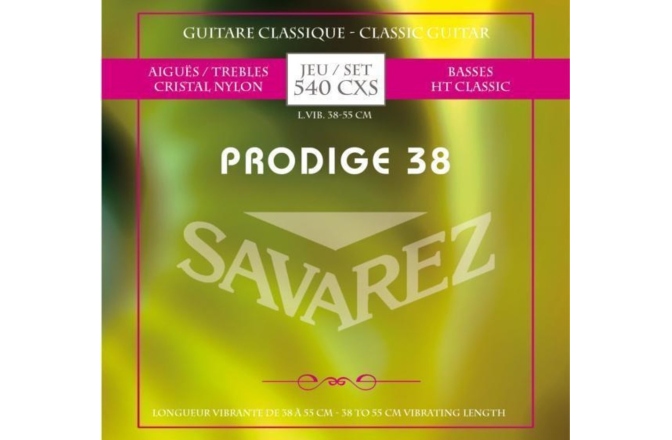 Corzi chitară clasică Savarez Prodige 38 1/8-1/2 Nylon