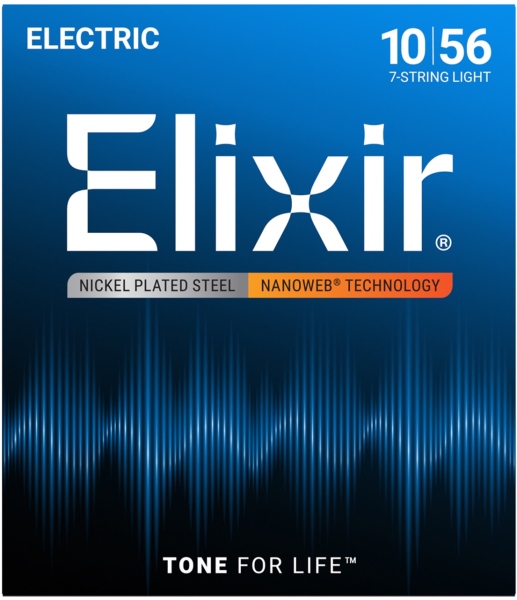 Elixir Nanoweb Electric 7- String Light 12057