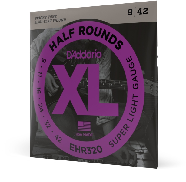 Daddario EHR320 Half Round Super Light 9-42