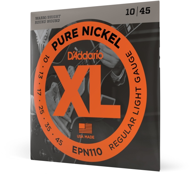 Daddario EPN110 Pure Nickel Regular Light 10-45