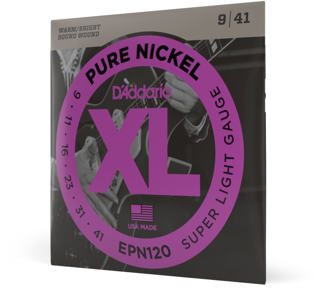Daddario EPN120 Pure Nickel Super Light 09-41