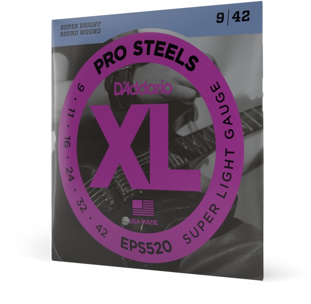 Daddario EPS520 ProSteels Super Light 09-42