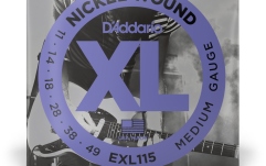 Corzi chitară electrică Daddario EXL115 Medium 11-49