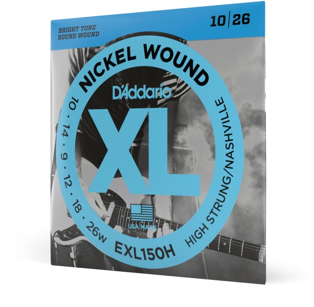 Daddario EXL150H Nickel Wound High-Strung/Nashville Tuning 10-26
