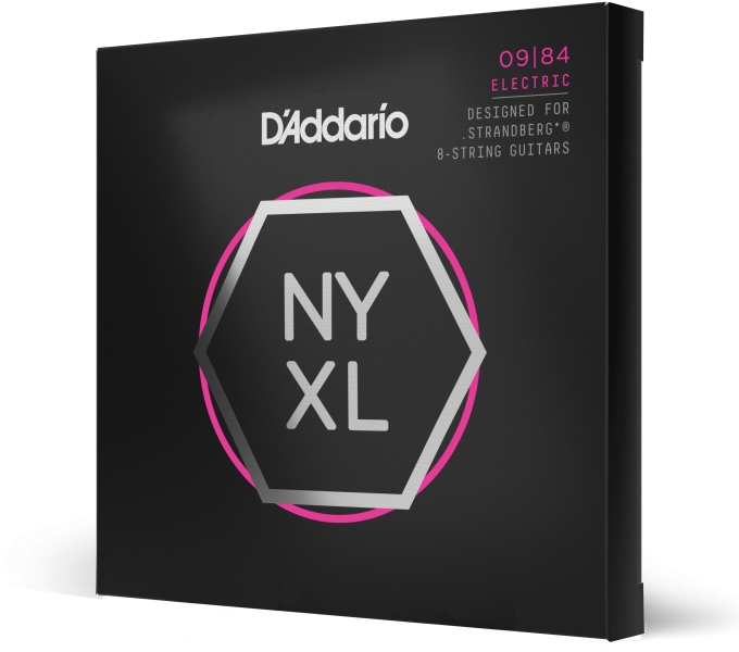 Daddario NYXL0984SB Nickel Wound Strandberg 8-String Super Light 09-84