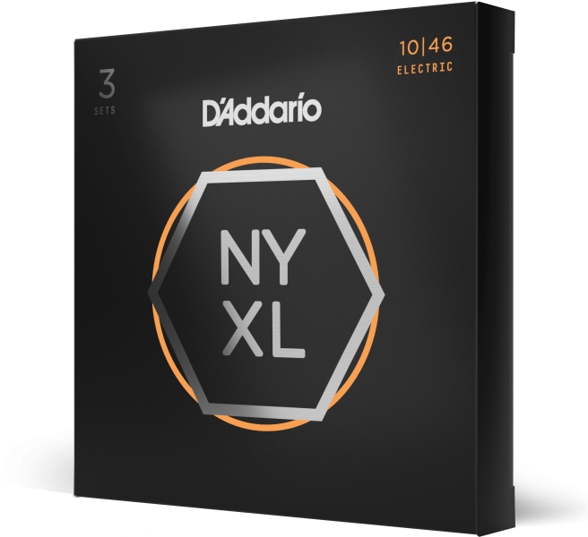 Daddario NYXL1046-3P Nickel Wound Regular Light 10-46 3 Sets
