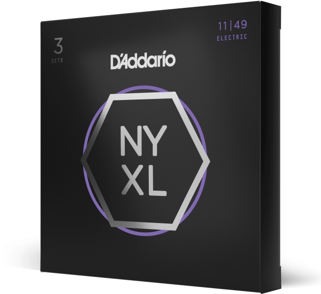 Daddario NYXL1149-3P Nickel Wound Medium 11-49 3 Sets