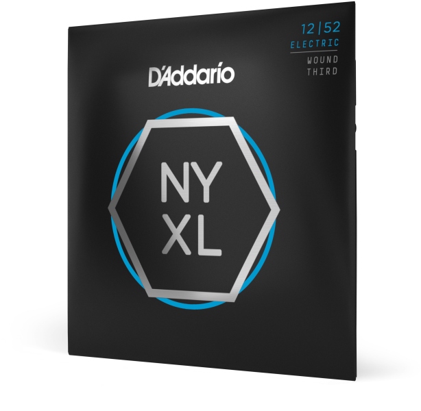Daddario NYXL1252W Nickel Wound Light Wound 3rd 12-52