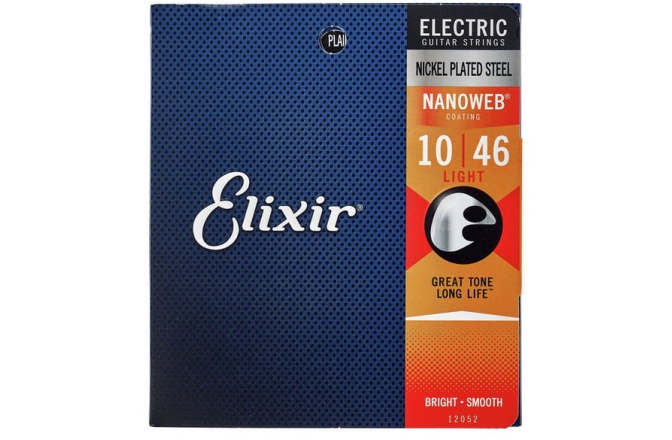 Corzi chitară electrică Elixir Nanoweb Electric Light 12052