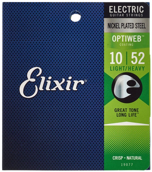 Elixir Optiweb Electric Nickel Plated Light-Heavy