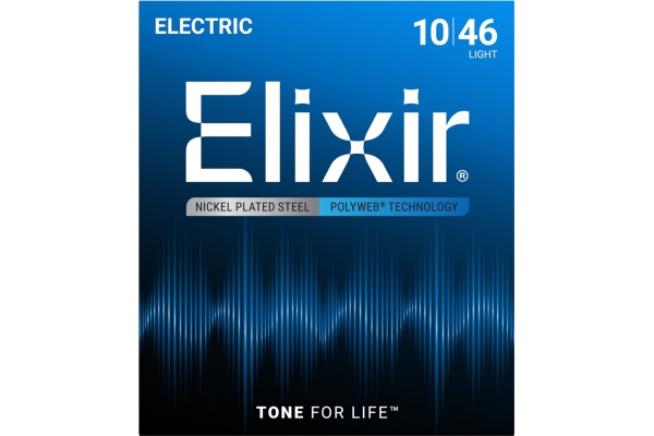 Elixir Polyweb Electric Nickel Plated Light 12050