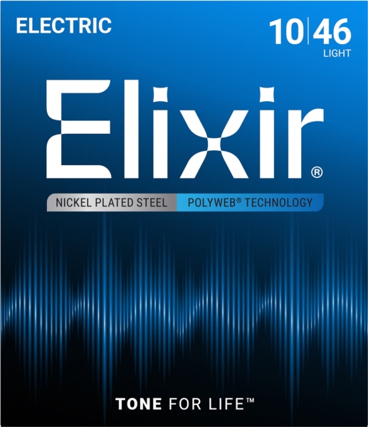 Elixir Polyweb Electric Nickel Plated Light 12050