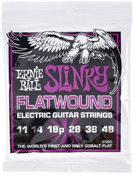Ernie Ball Power Slinky Flatwound 2590