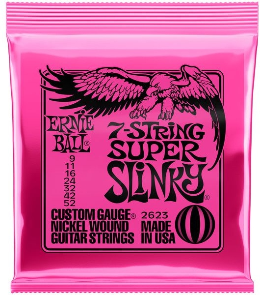 Ernie Ball Super Slinky 2623 7S Nickel Wound 9-52