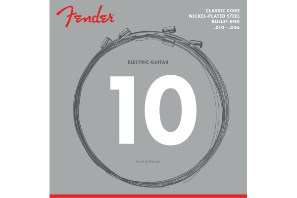 Classic Core Electric Guitar Strings 3255L Nickel Plated Steel Bullet Ends (.010-.046) Classic Core Electric Guitar Strings 3255L Nickel Plated Steel Bullet Ends (.010-.046)