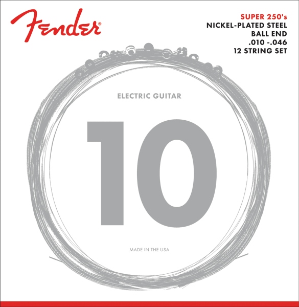 Fender Super 250R NPS 010-046 12-Strings